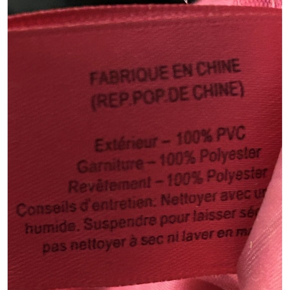 Juicy Couture Hot Pink Gold Trim Travel Bowler Duffle Weekender Bag Velour Y2K - Picture 8 of 8